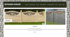 Desktop Screenshot of betonske-ograde.com